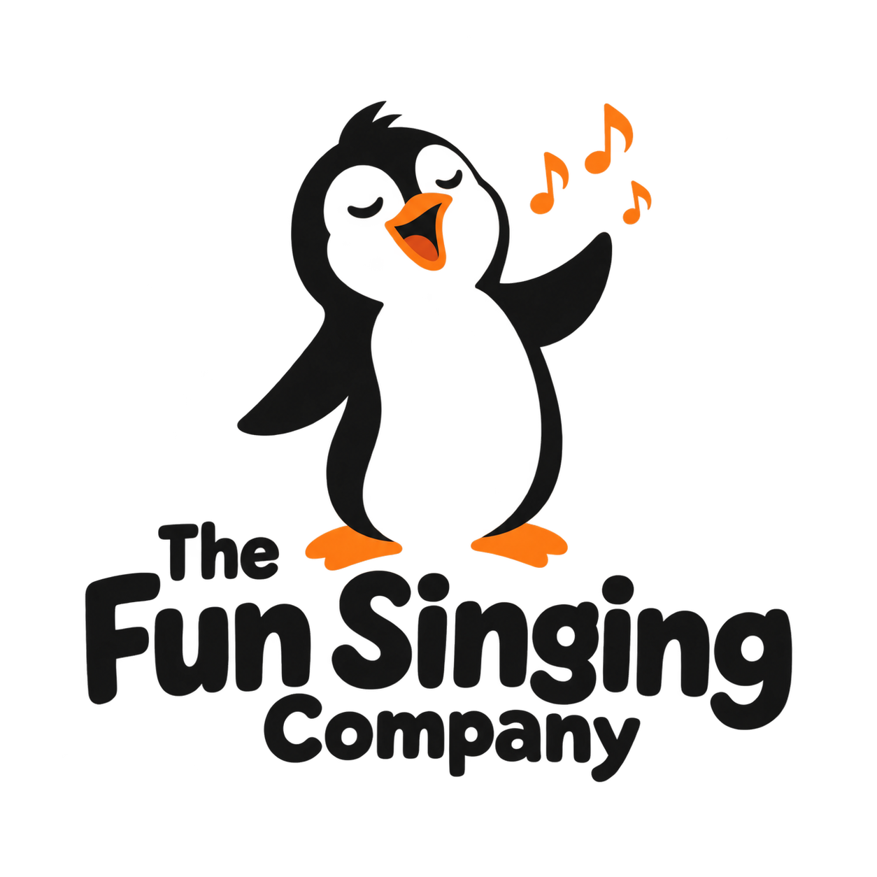 The Fun Singing Company penguin singing happily
